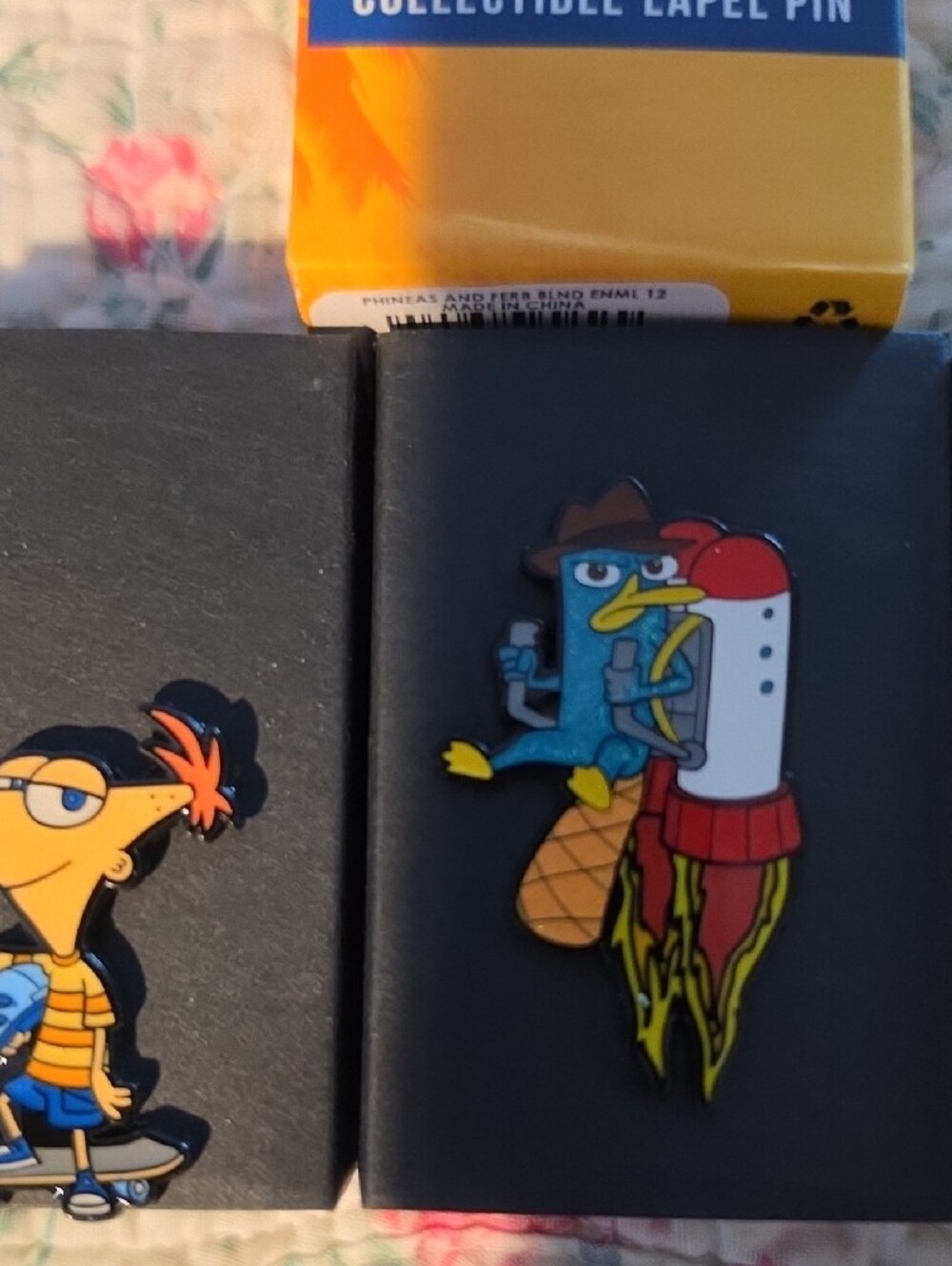 Disney Phineas and Ferb Collectible Lapel Pin Set 5 Out Of 6 Pins - Picture 5 of 7